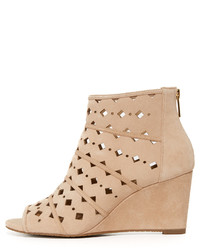 beige Wildleder Stiefeletten von MICHAEL Michael Kors