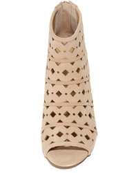 beige Wildleder Stiefeletten von MICHAEL Michael Kors