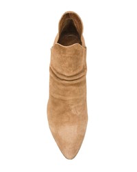 beige Wildleder Stiefeletten von Officine Creative