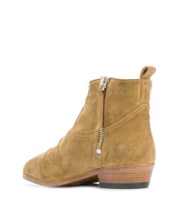 beige Wildleder Stiefeletten von Golden Goose