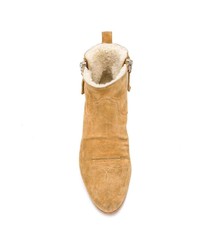 beige Wildleder Stiefeletten von Golden Goose