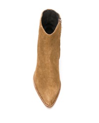 beige Wildleder Stiefeletten von Officine Creative