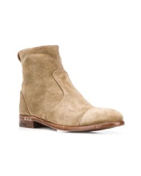 beige Wildleder Stiefeletten von Alberto Fasciani