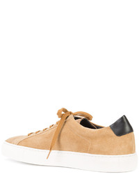 beige Wildleder Turnschuhe von Common Projects