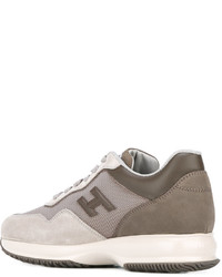 beige Wildleder Turnschuhe von Hogan