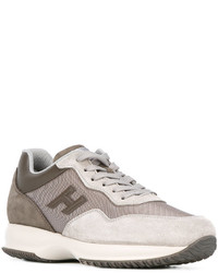 beige Wildleder Turnschuhe von Hogan