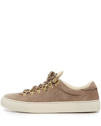 beige Wildleder Turnschuhe von Diemme