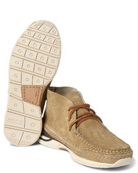 beige Wildleder Turnschuhe von VISVIM