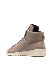 beige Wildlederarbeitsstiefel von Fear Of God