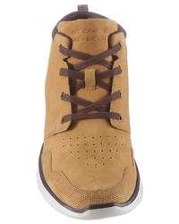 beige Wildlederarbeitsstiefel von Skechers