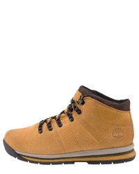 beige Wildlederarbeitsstiefel von Timberland