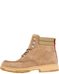 beige Wildlederarbeitsstiefel von Tommy Jeans