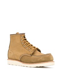 beige Wildlederfreizeitstiefel von Red Wing Shoes