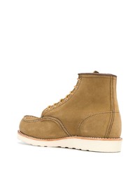 beige Wildlederfreizeitstiefel von Red Wing Shoes