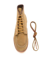 beige Wildlederfreizeitstiefel von Red Wing Shoes