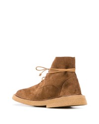 beige Wildlederfreizeitstiefel von Marsèll