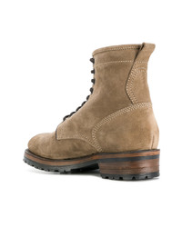 beige Wildlederfreizeitstiefel von Project Twlv