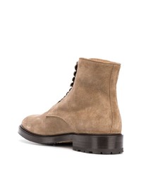 beige Wildlederfreizeitstiefel von Scarosso