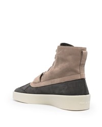 beige Wildlederfreizeitstiefel von Fear Of God