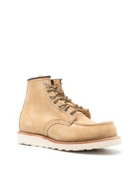 beige Wildlederfreizeitstiefel von Red Wing Shoes