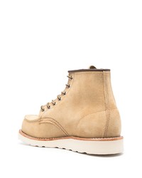 beige Wildlederfreizeitstiefel von Red Wing Shoes