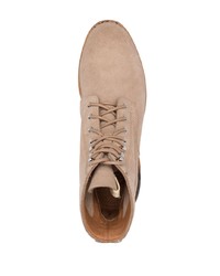 beige Wildlederfreizeitstiefel von VISVIM