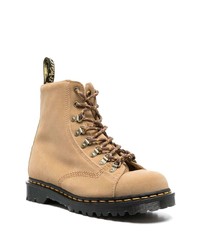 beige Wildlederfreizeitstiefel von Dr. Martens