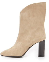 beige Wildlederstiefel von Acne Studios