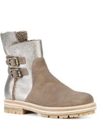 beige Wildlederstiefel von AGL