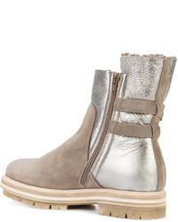 beige Wildlederstiefel von AGL