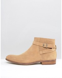 beige Wildlederstiefel von Vagabond