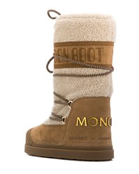 beige Winterschuhe von Moncler