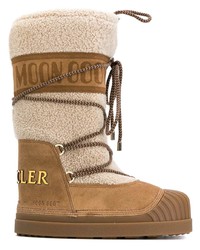 beige Winterschuhe von Moncler