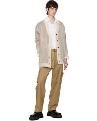 beige Wollcargohose von Rito Structure