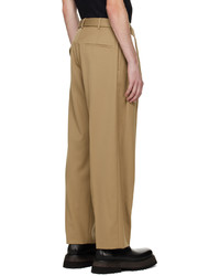 beige Wollchinohose von Rito Structure