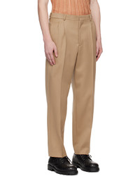 beige Wollchinohose von Steven Passaro