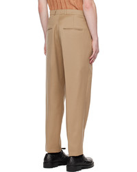 beige Wollchinohose von Steven Passaro