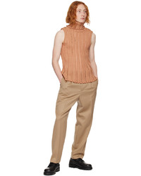 beige Wollchinohose von Steven Passaro