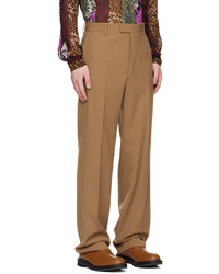 beige Wollchinohose von Dries Van Noten