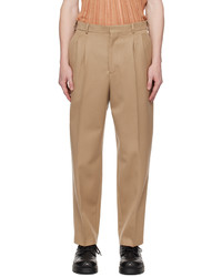 beige Wollchinohose von Steven Passaro