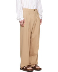 beige Wollchinohose von Maryam Nassir Zadeh