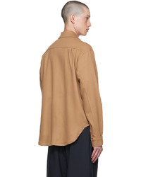 beige Wolllangarmhemd von Marni