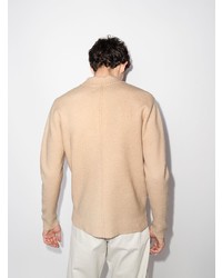 beige Wollpolo pullover von Holzweiler