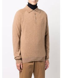 beige Wollpolo pullover von Woolrich