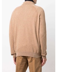 beige Wollpolo pullover von Woolrich