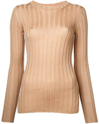 beige Wollpullover von CITYSHOP