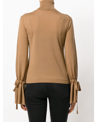 beige Wollrollkragenpullover von P.A.R.O.S.H.