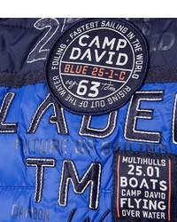 blaue ärmellose Jacke von Camp David