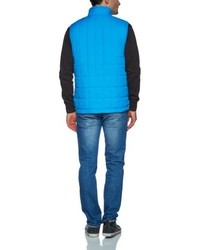 blaue ärmellose Jacke von Nike