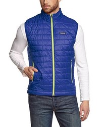 blaue ärmellose Jacke von Patagonia